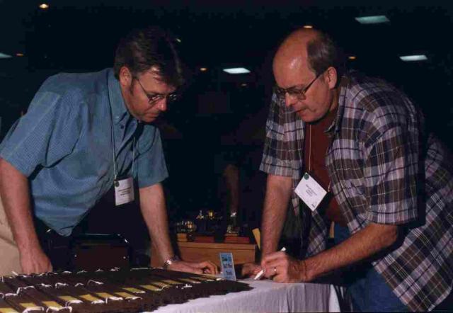 Pete McParlin (left) and Jan Rons, Portland, September 1999